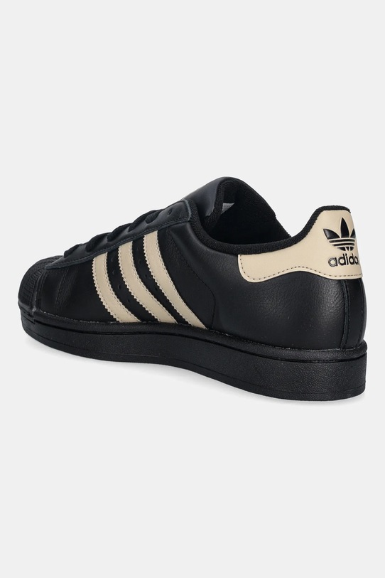 Obuwie adidas Originals sneakersy skórzane Superstar II IH4173 czarny