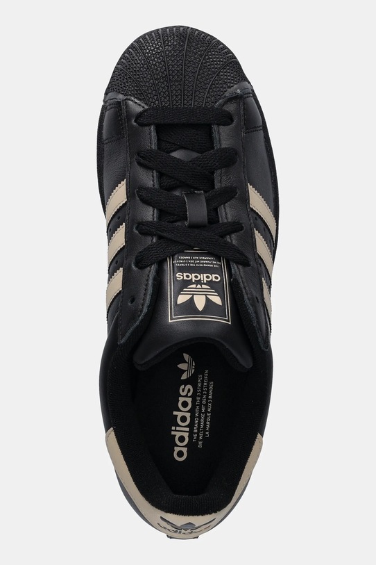 adidas Originals sneakersy skórzane Superstar II czarny IH4173