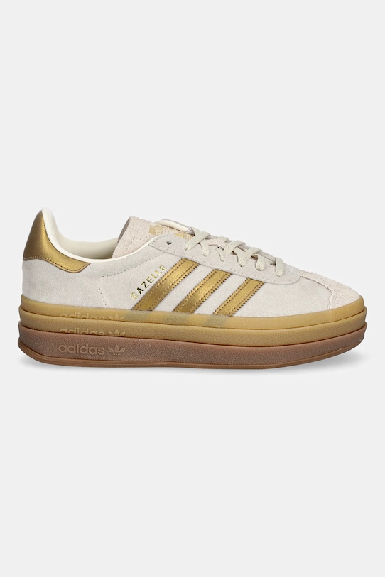 adidas Originals sneakersy zamszowe Gazelle Bold IH6781 beżowy SS26
