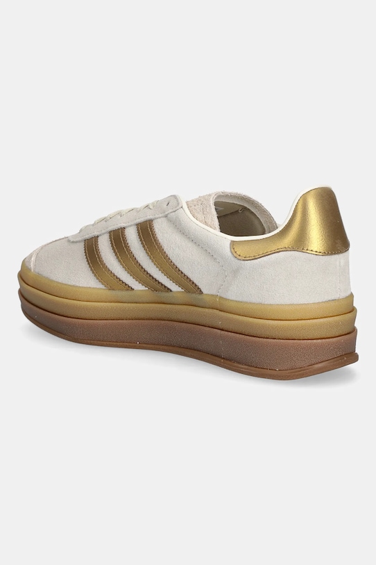 Obuwie adidas Originals sneakersy zamszowe Gazelle Bold IH6781 beżowy