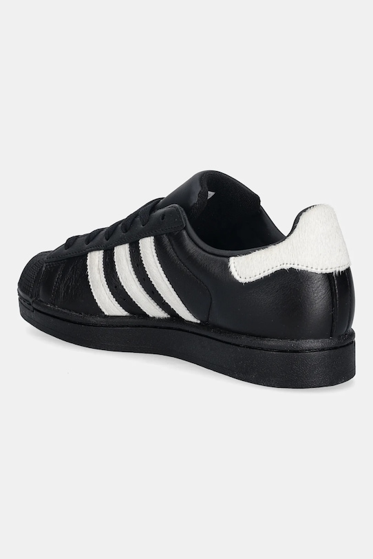 Obuwie adidas Originals sneakersy skórzane Superstar II KI3574 czarny