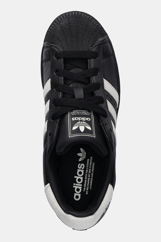 adidas Originals sneakersy skórzane Superstar II czarny KI3574