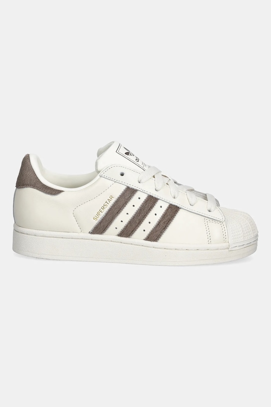 adidas Originals sneakersy skórzane Superstar II KI3575 beżowy SS26
