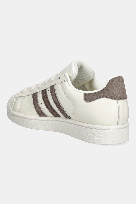 Obuwie adidas Originals sneakersy skórzane Superstar II KI3575 beżowy