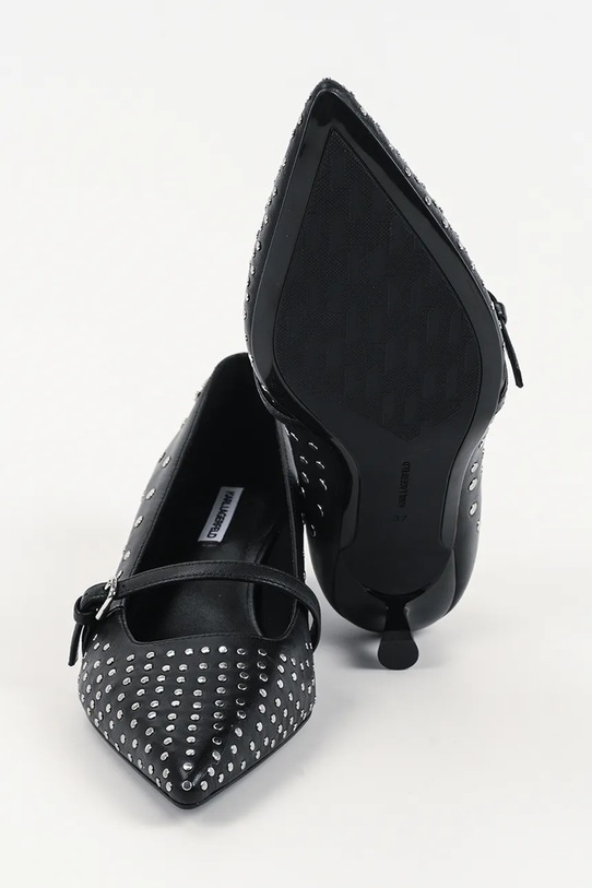 Karl Lagerfeld szpilki skórzane PASHA KL30106S.00S czarny