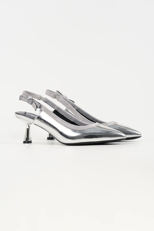 Кожаные туфли Karl Lagerfeld PANACHE KL30809.1MS серебрянный SS26