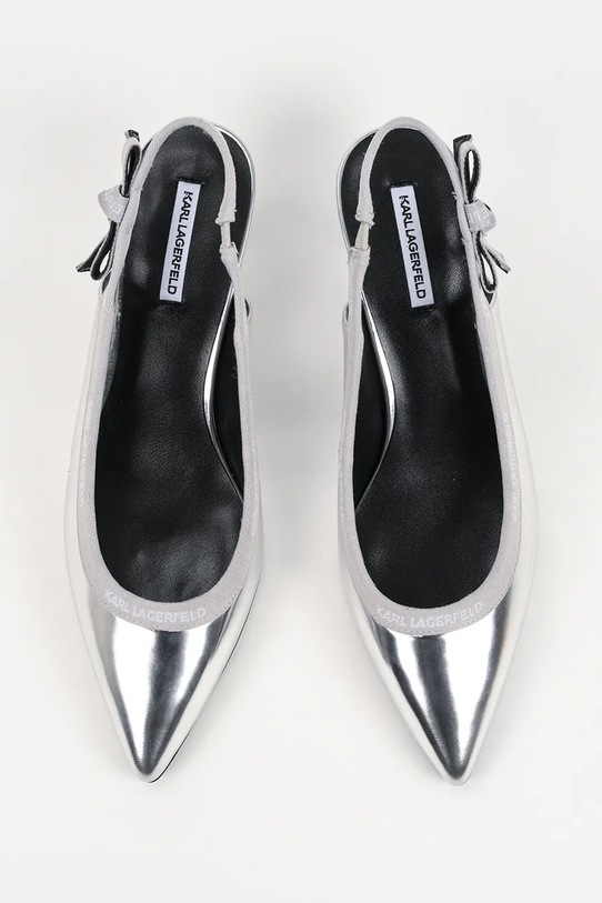 Кожаные туфли Karl Lagerfeld PANACHE серебрянный KL30809.1MS