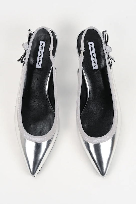 Кожаные туфли Karl Lagerfeld PANACHE серебрянный KL30809.1MS