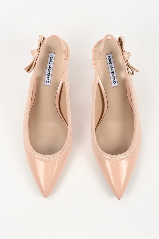 Кожаные туфли Karl Lagerfeld SIENNA бежевый KL32706.1NU