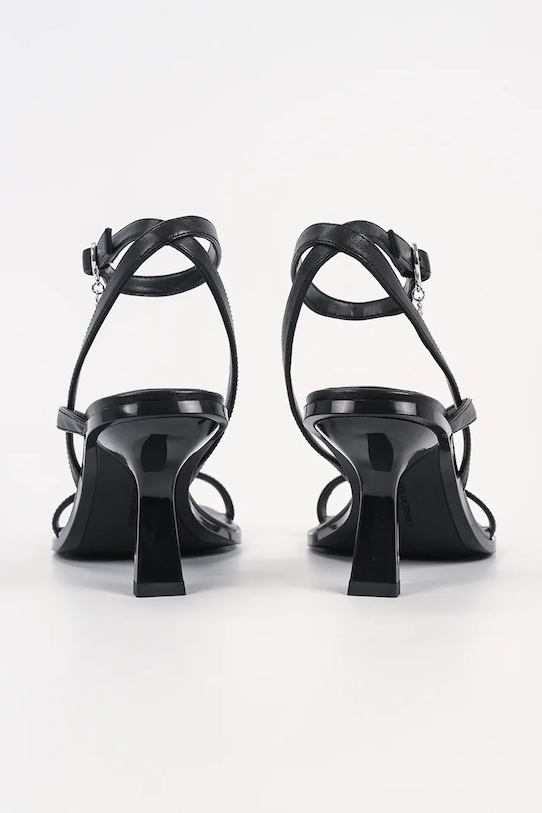 Obuwie Karl Lagerfeld sandały skórzane KARMEL KL33606.000 czarny