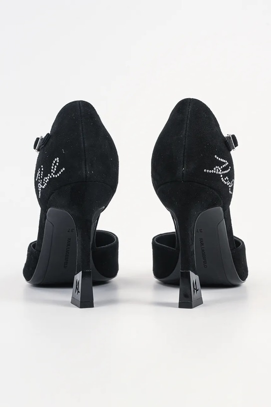 Взуття Замшеві туфлі Karl Lagerfeld PREMIERE 90 KL33504A.50S чорний