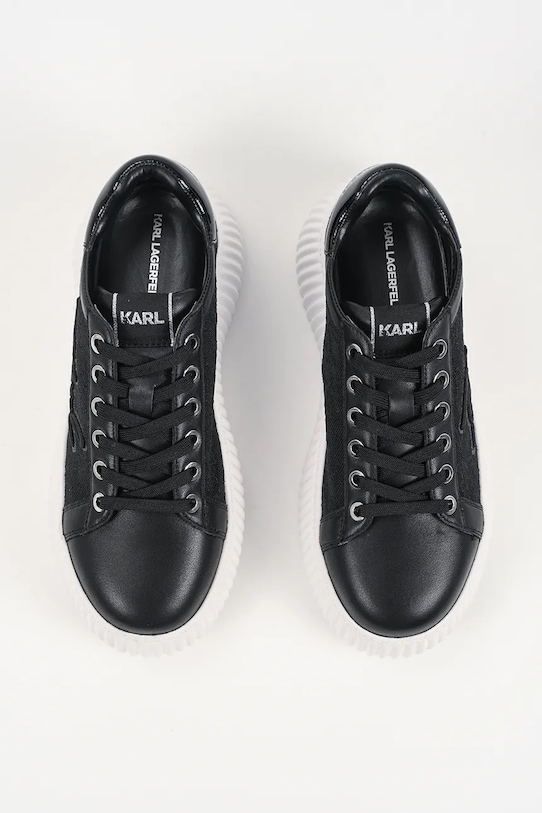 Karl Lagerfeld sneakersy KREEPER LO czarny KL42326.400