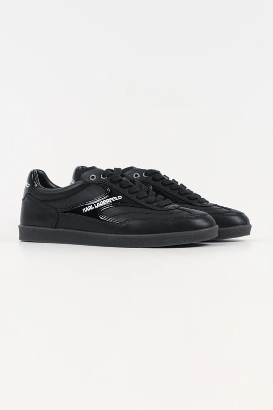Karl Lagerfeld sneakersy skórzane KANDIDATE KL63856.00X czarny SS26