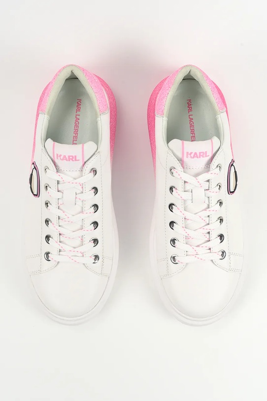 Шкіряні кросівки Karl Lagerfeld KAPRI білий KL62530F.01P