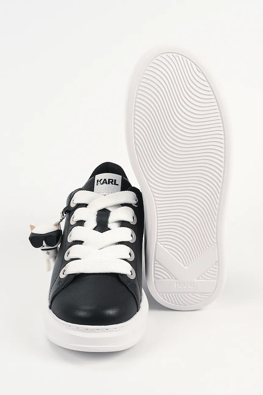 Karl Lagerfeld sneakersy skórzane KAPRI KL62536C.000 czarny