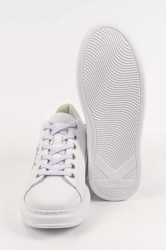Kožené tenisky Karl Lagerfeld KAPRI KL62518.01V biela