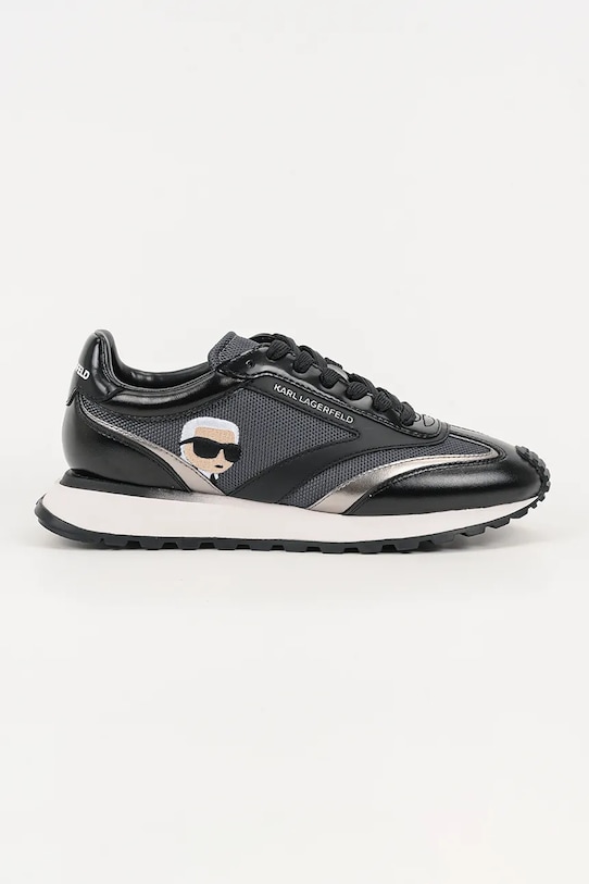 Karl Lagerfeld sneakersy KAIRO NFT tekstylny czarny KL61130N.400