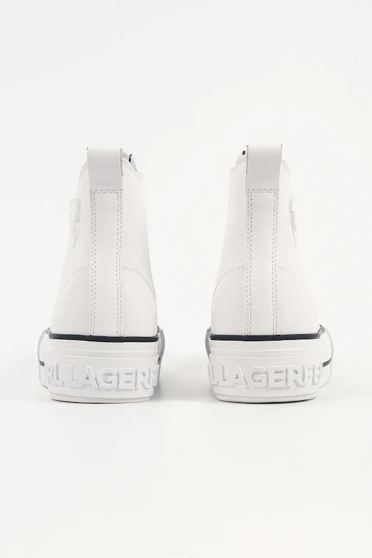 Взуття Шкіряні кеди Karl Lagerfeld KAMPUS MAX NFT KL60456.011 білий