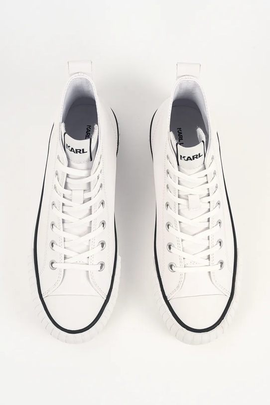 Karl Lagerfeld trampki skórzane KAMPUS MAX NFT biały KL60456.011