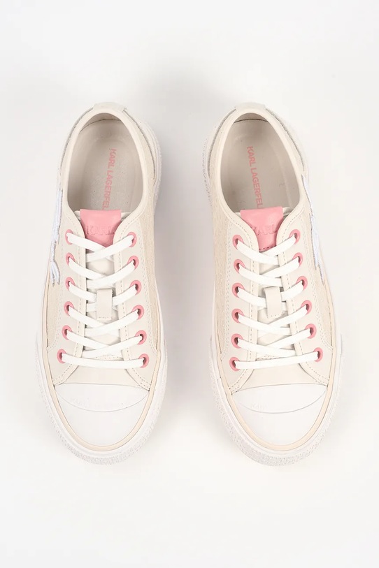 Karl Lagerfeld tenisówki KAMPUS MAX III beżowy KL60626.4T1