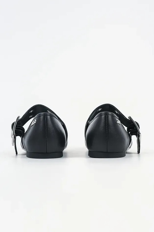 Obuwie Karl Lagerfeld baleriny skórzane KARO KL40126.000 czarny