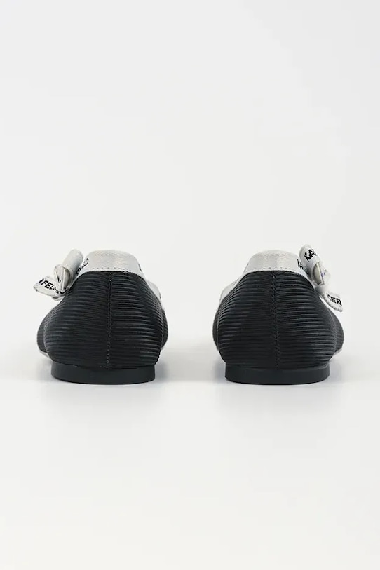 Obuwie Karl Lagerfeld baleriny KARO KL40129.H00 czarny