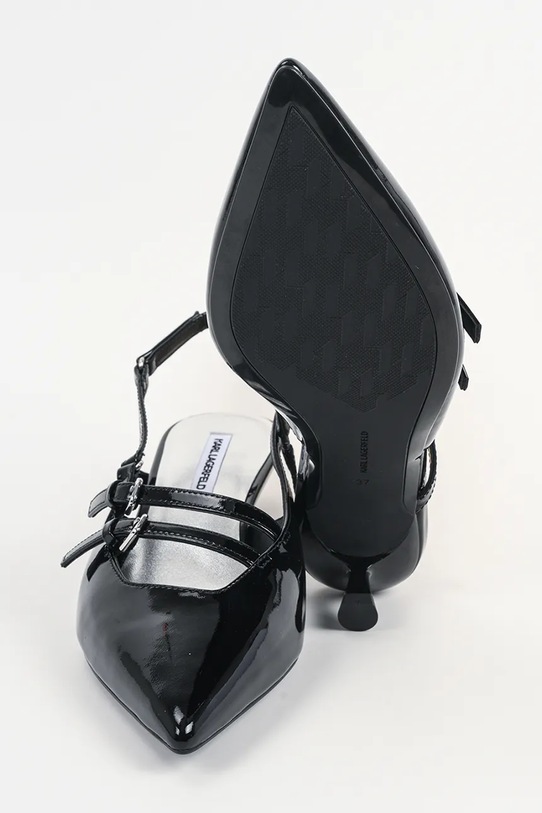 Karl Lagerfeld szpilki skórzane PASHA KL30105A.1BP czarny