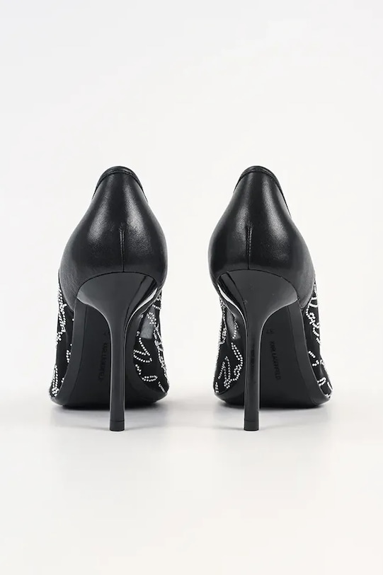 Obuwie Karl Lagerfeld szpilki SARABANDE KL30906A.M0S czarny