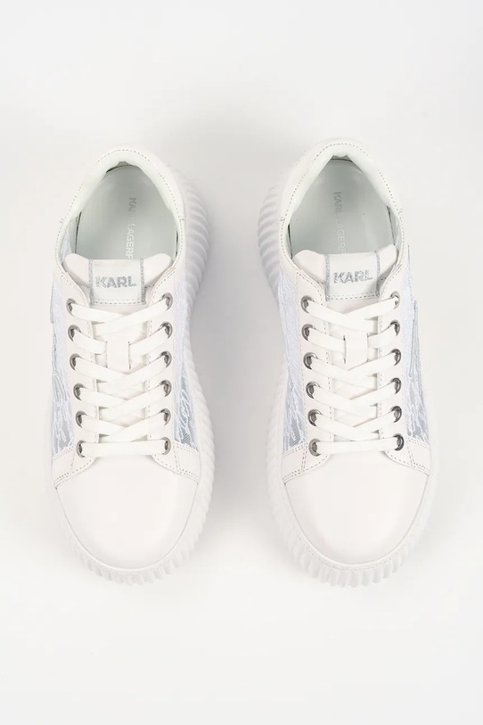 Karl Lagerfeld sneakersy KREEPER LO biały KL42326.41W