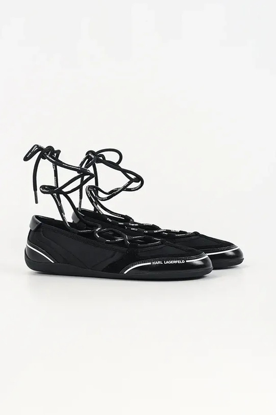 Karl Lagerfeld baleriny ALTIA KL66111.400 czarny SS26