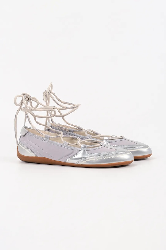 Μπαλαρίνες Karl Lagerfeld ALTIA KL66111.4SL ασημί SS26