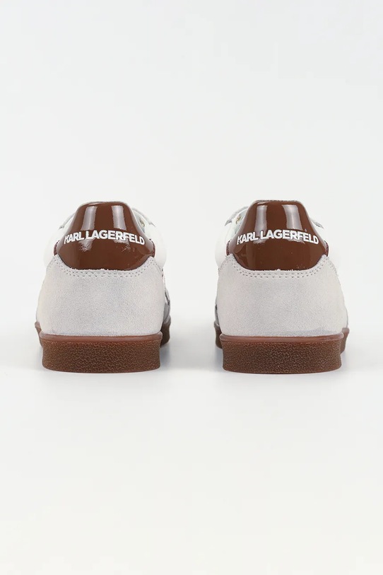 Obuwie Karl Lagerfeld sneakersy skórzane KANDIDATE KL63855.314 biały