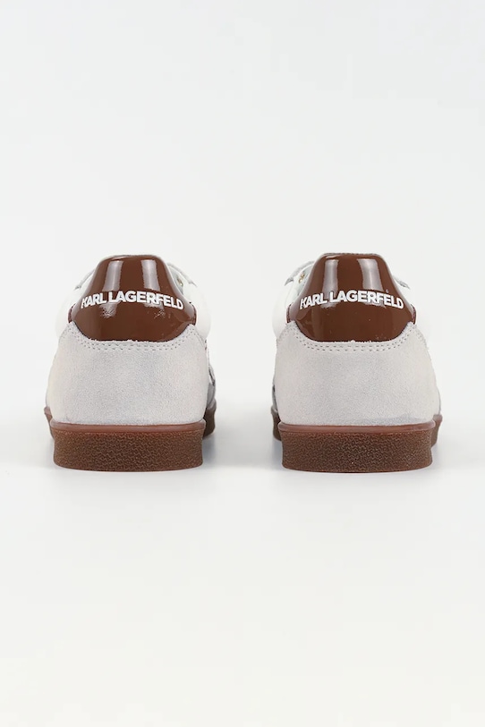 Obuwie Karl Lagerfeld sneakersy skórzane KANDIDATE KL63855.314 biały