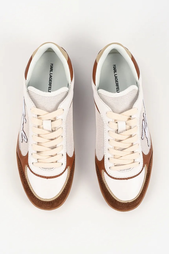 Karl Lagerfeld sneakersy KANDIDATE brązowy KL63816.443