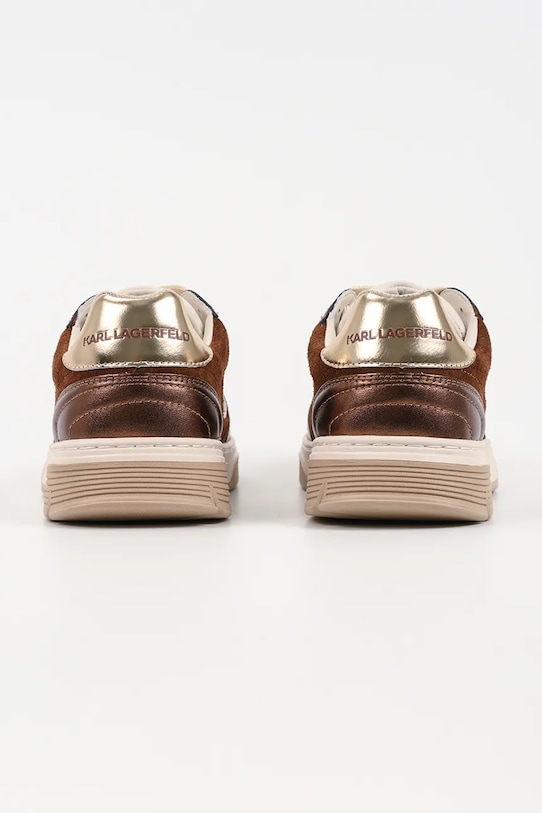 Obuwie Karl Lagerfeld sneakersy KOURTNEY KL63025.04T bordowy