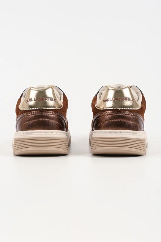 Obuwie Karl Lagerfeld sneakersy KOURTNEY KL63025.04T brązowy