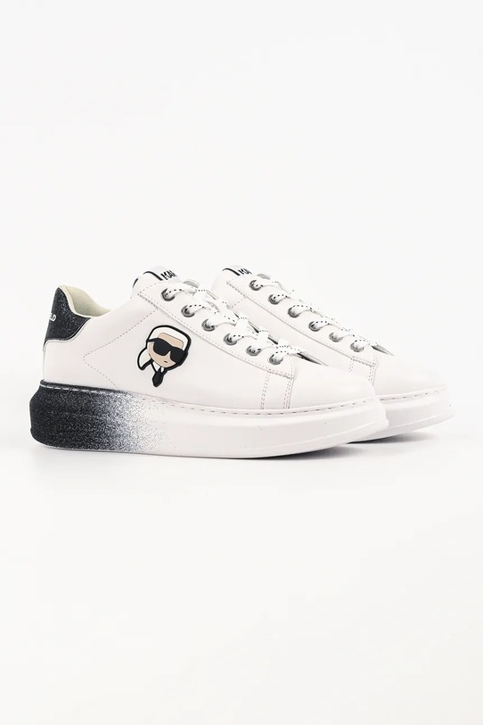 Karl Lagerfeld sneakersy skórzane KAPRI KL62530F.011 biały SS26