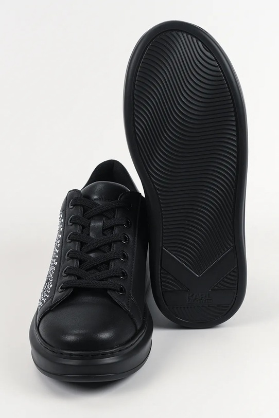 Karl Lagerfeld sneakersy skórzane KAPRI KL62556.00S czarny