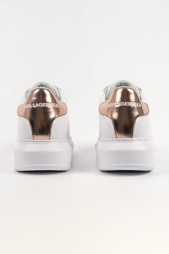 Obuwie Karl Lagerfeld sneakersy skórzane KAPRI KL62518.01P biały