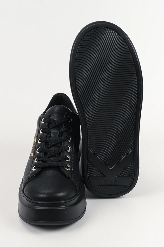 Karl Lagerfeld sneakersy skórzane ANAKAPRI KL63518A.00G czarny