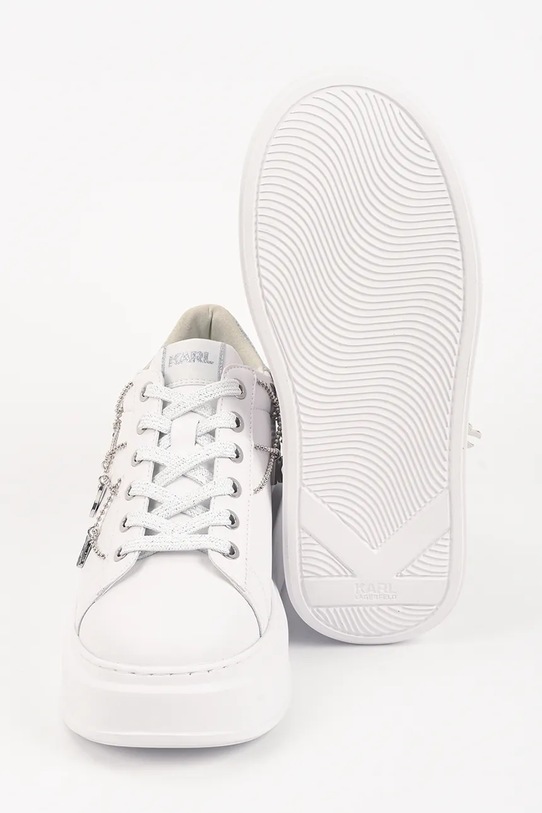 Karl Lagerfeld sneakersy skórzane ANAKAPRI KL63546.01S biały