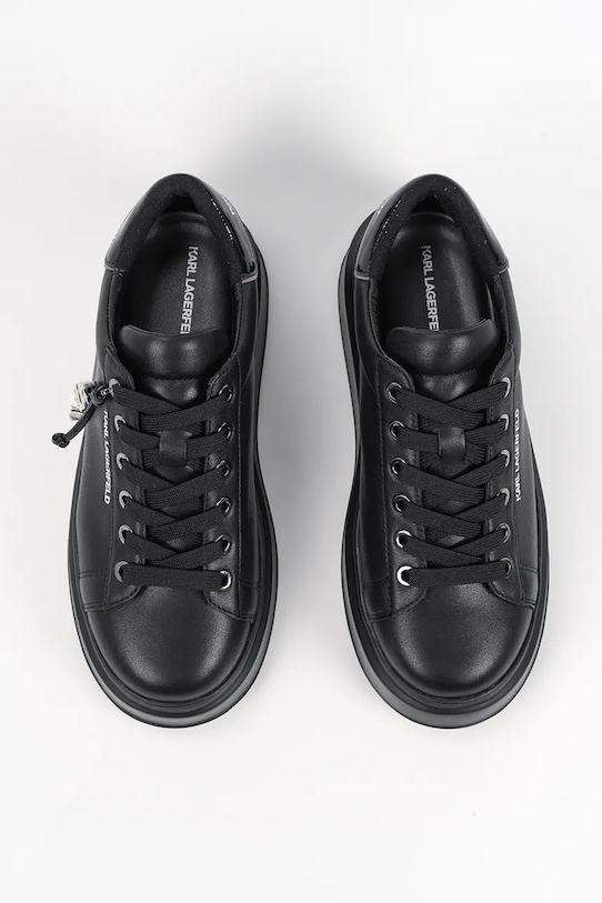 Karl Lagerfeld sneakersy skórzane ANAKAPRI czarny KL63516.00X