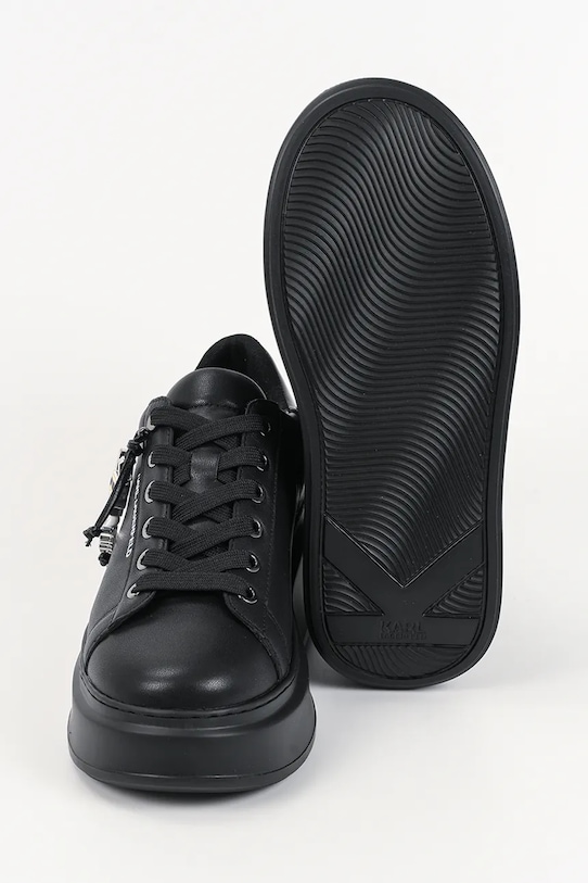 Karl Lagerfeld sneakersy skórzane ANAKAPRI KL63516.00X czarny
