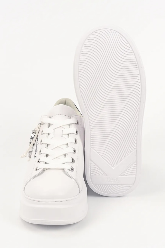 Karl Lagerfeld sneakersy skórzane ANAKAPRI KL63516.011 biały