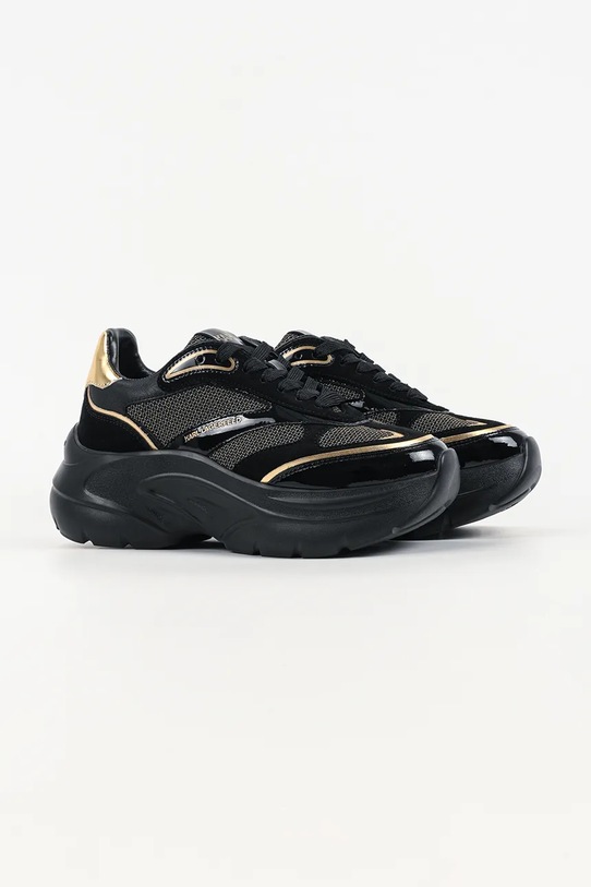 Karl Lagerfeld sneakersy KONTOUR WEDGE KL68016.40G czarny SS26