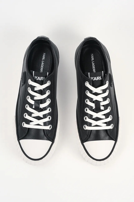 Karl Lagerfeld trampki skórzane KAMPUS MAX NFT czarny KL60426.000