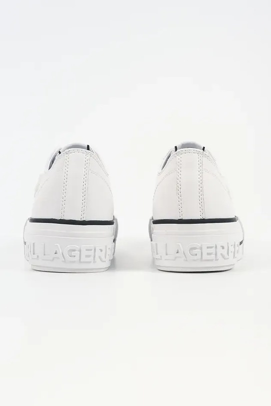 Obuwie Karl Lagerfeld trampki skórzane KAMPUS MAX NFT KL60426.011 biały