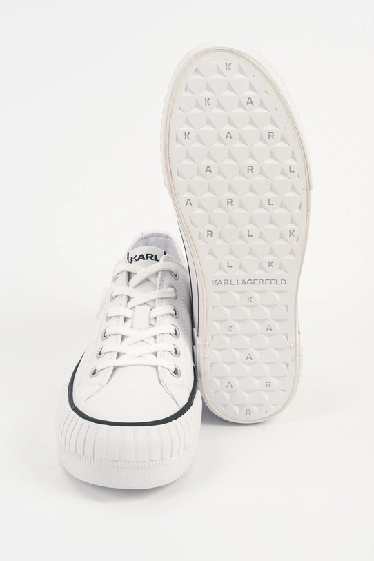 Karl Lagerfeld trampki skórzane KAMPUS MAX NFT KL60426.011 biały