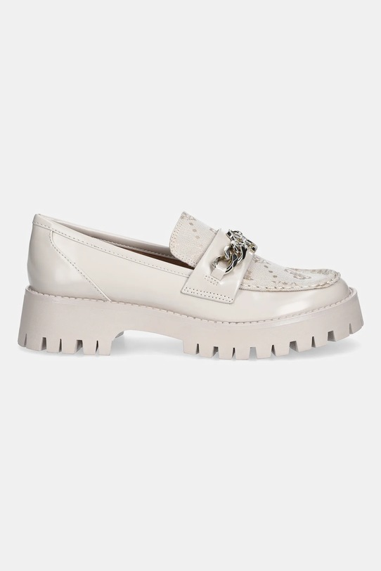 Μοκασίνια Guess ALMER FLPALR.FAL14.IVORY μπεζ SS26