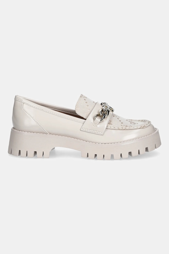 Μοκασίνια Guess ALMER FLPALR.FAL14.IVORY μπεζ SS26